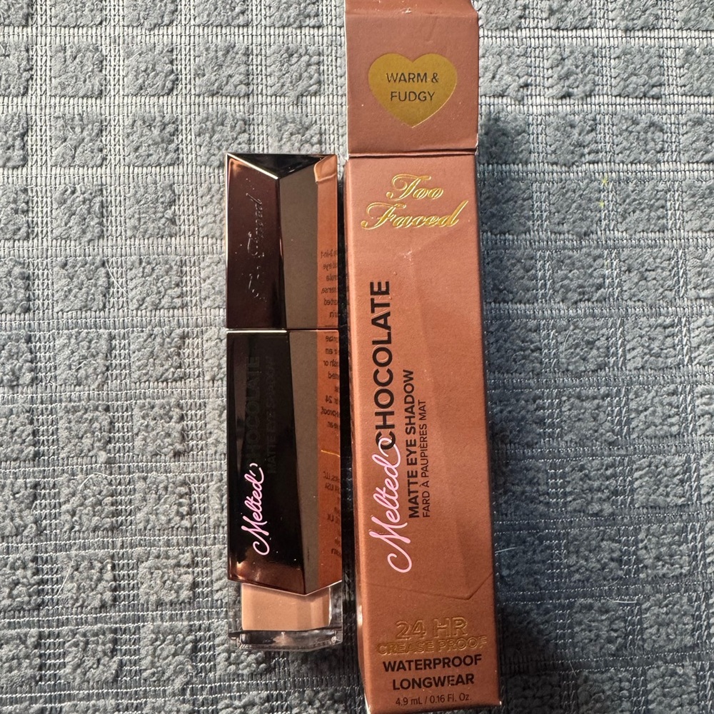 Too Faced Melted Chocolate Matte Eyeshadow - Rich Brown Delight